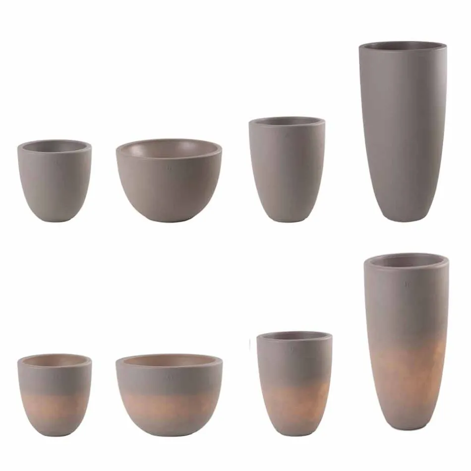 Vase Illuminated Exterior and Interior Modern Design Colored Plastic - Svasostar Viadurini