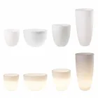Vase Illuminated Exterior and Interior Modern Design Colored Plastic - Svasostar Viadurini