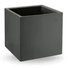 Vase in Colored Polyethylene Cubic Shape Made in Italy - Tonello Viadurini