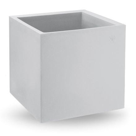 Vase in Colored Polyethylene Cubic Shape Made in Italy - Tonello Viadurini