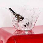 Multipurpose internal / external vase Pina transparent, modern design Viadurini
