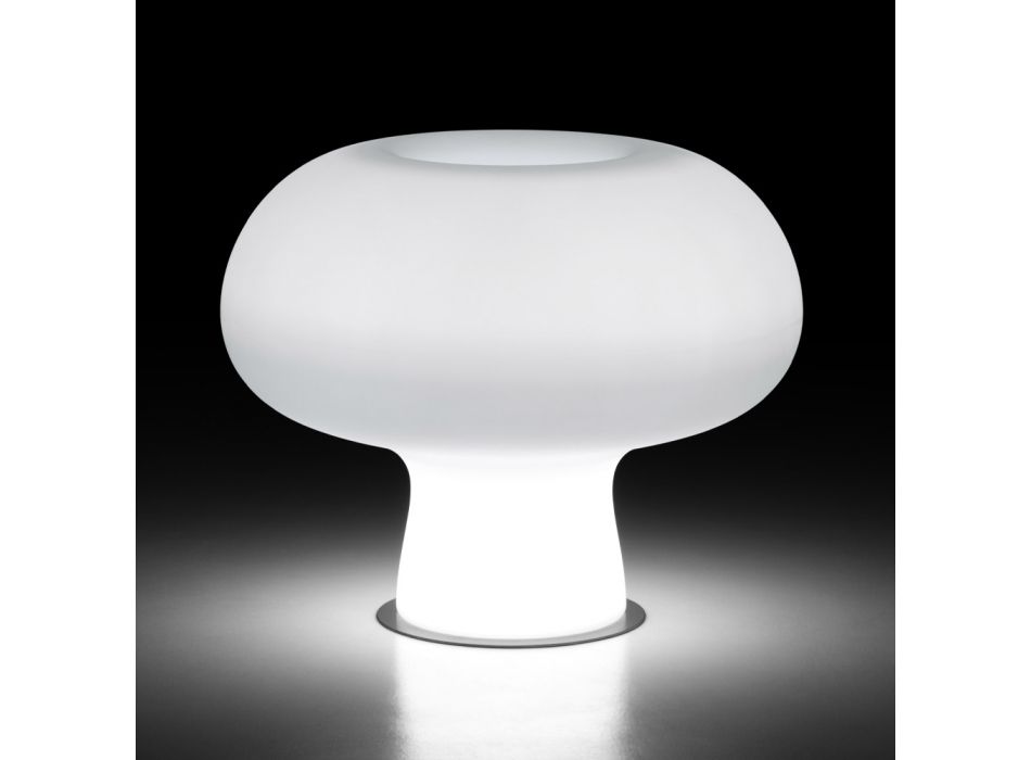 Outdoor Luminous Vase in Polyethylene with LED Light Made in Italy - Boba Viadurini