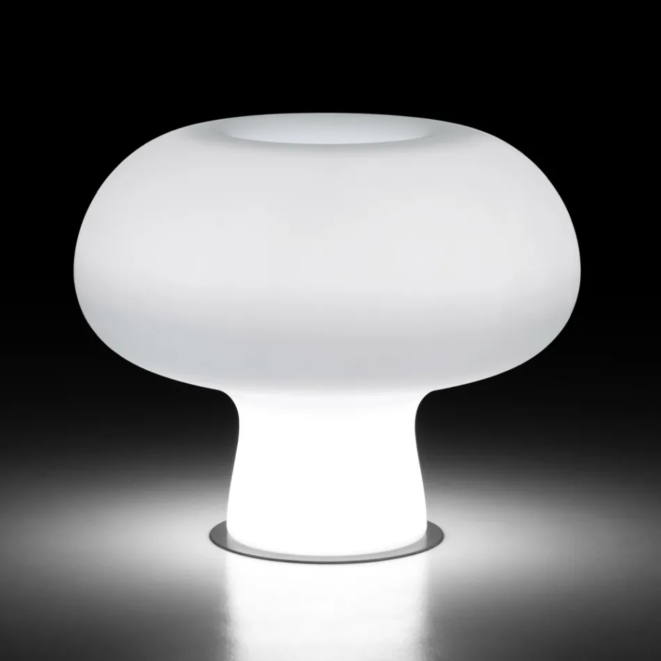 Outdoor Luminous Vase in Polyethylene with LED Light Made in Italy - Boba Viadurini