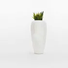 Bright Outdoor Vase in Modern Design Polyethylene - Skin by Myyour Viadurini