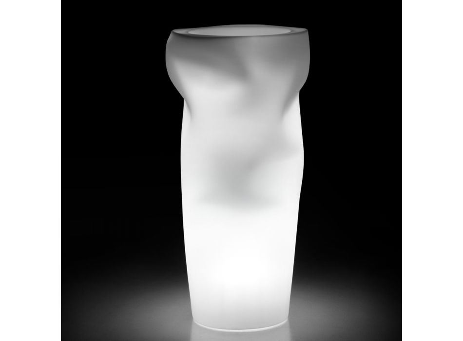 Bright Outdoor Vase in Opaque Polyethylene Made in Italy - Proud Viadurini
