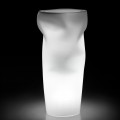 Bright Outdoor Vase in Opaque Polyethylene Made in Italy - Proud