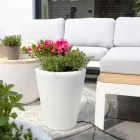 Luminous vase for exteriors and interiors, colorful design in 3 dimensions - Vasostar Viadurini