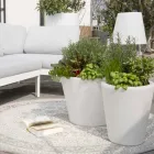 Luminous vase for exteriors and interiors, colorful design in 3 dimensions - Vasostar Viadurini