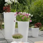 Luminous vase for exteriors and interiors, colorful design in 3 dimensions - Vasostar Viadurini