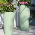 Luminous vase for exteriors and interiors, colorful design in 3 dimensions - Vasostar Viadurini