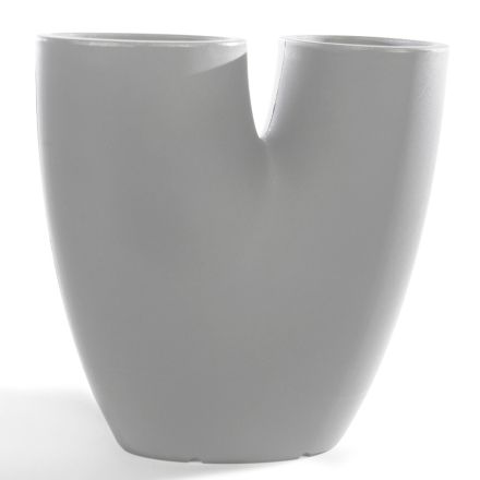 Modern Colored Garden Vase in Polyethylene Made in Italy - Flowes Viadurini