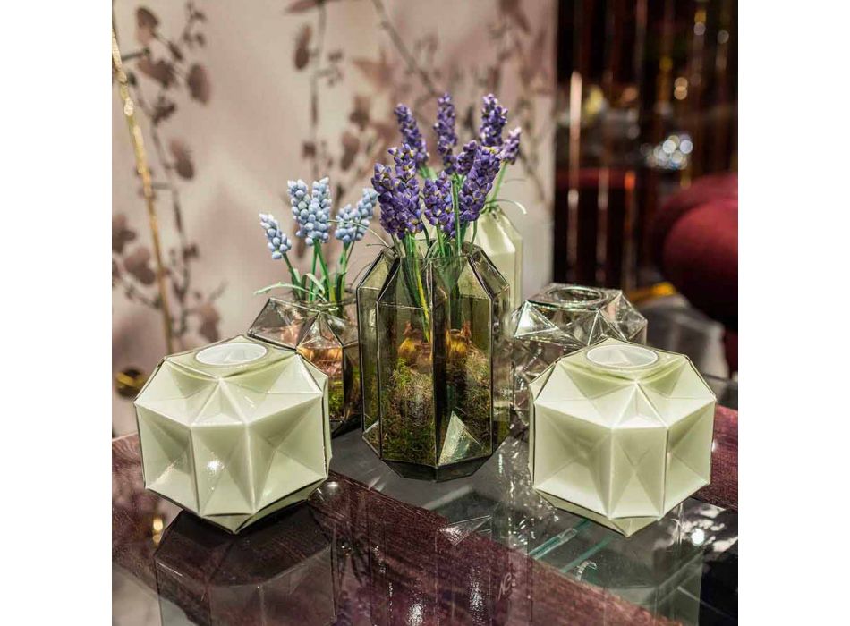 Modern Indoor Glass Vase Handcrafted in Italy - Eagle Viadurini