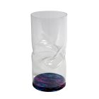 Modern Twisted Acrylic Crystal Vase Various Finishes - Cigarette Viadurini