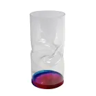 Modern Twisted Acrylic Crystal Vase Various Finishes - Cigarette Viadurini