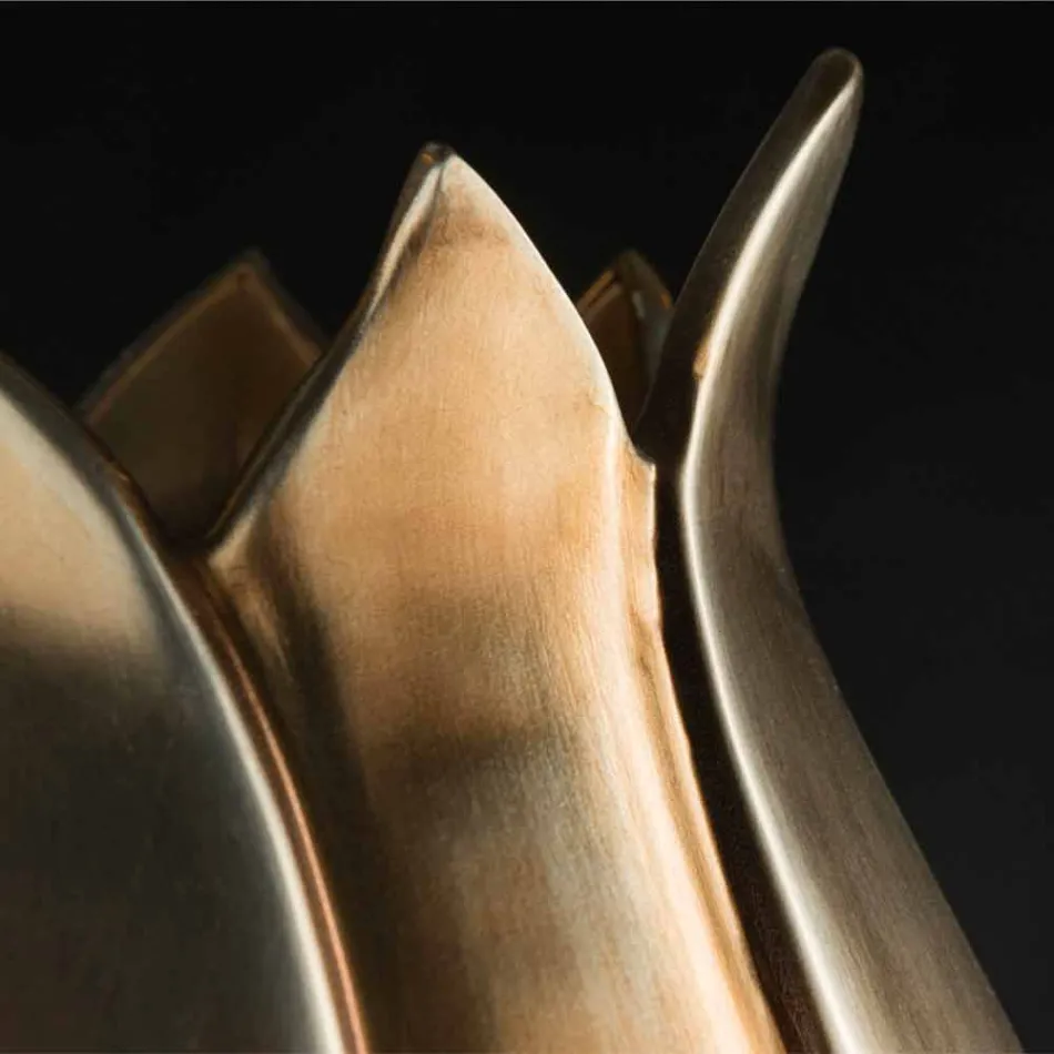 Modern Ornamental Vase in Colored Ceramic Handmade in Italy - Onyx Viadurini