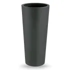 Round Outdoor Vase in Colored Polyethylene Made in Italy - Nippon Viadurini