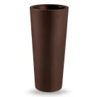 Round Outdoor Vase in Colored Polyethylene Made in Italy - Nippon Viadurini
