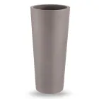 Round Outdoor Vase in Colored Polyethylene Made in Italy - Nippon Viadurini