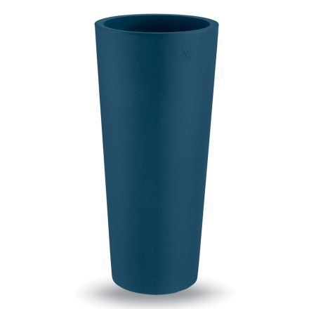 Round Outdoor Vase in Colored Polyethylene Made in Italy - Nippon Viadurini