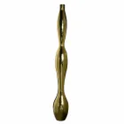 Indoor Vase in Resin Gold or Silver Leaf Finish Made in Italy - Quarto Viadurini