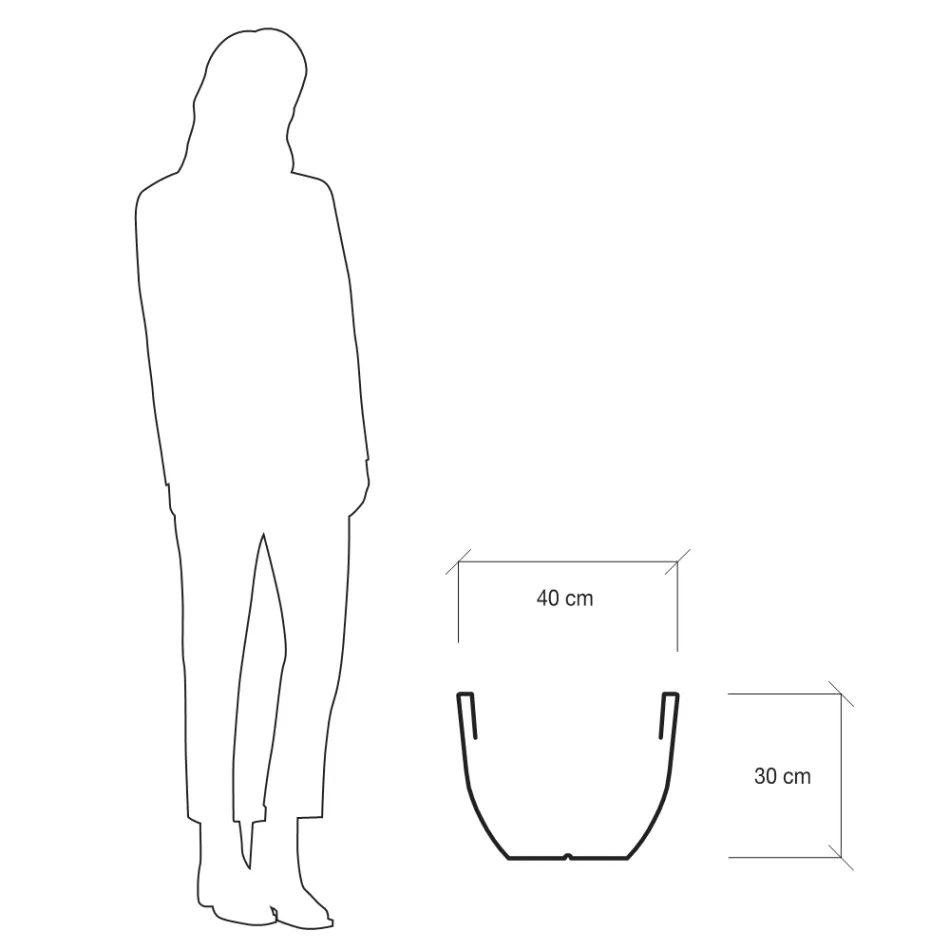 Fluorescent Vase for Indoor or Outdoor 3 Dimensions Made in Italy - Fluos Viadurini