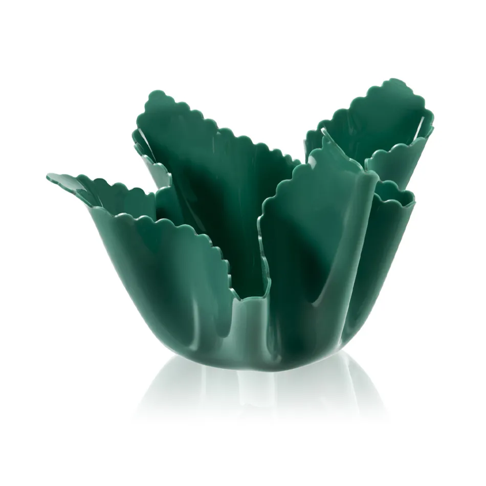 Recyclable Draped Colored Plexiglass Vase 2 Pieces 2 Sizes - Gabria Viadurini