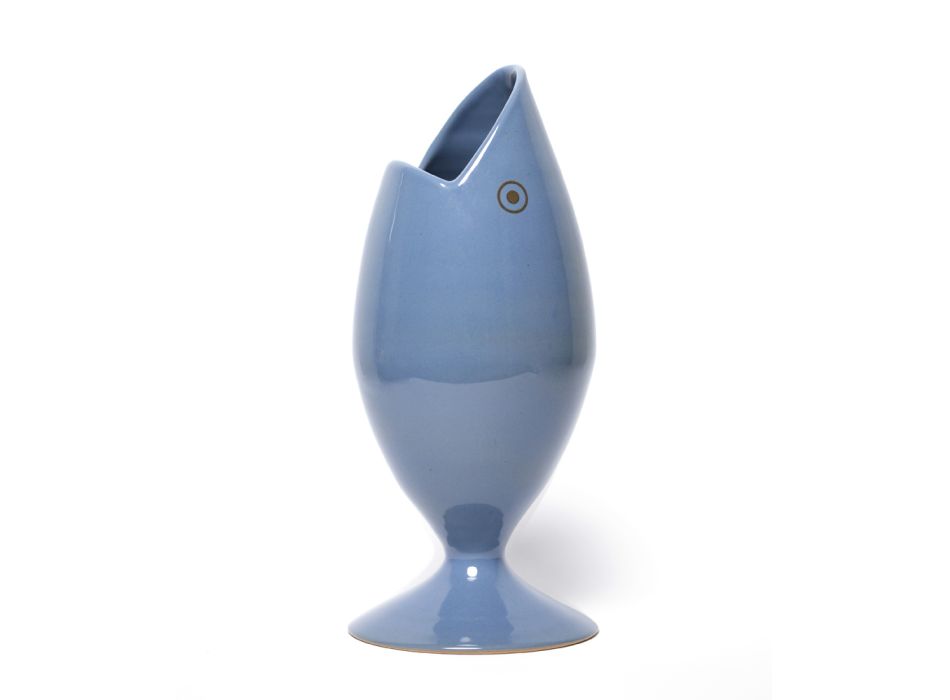Ceramic Flower Vase Handcrafted in Italy - Tuna