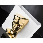 Modern Rectangular Vase in Colored Ceramic Handmade in Italy - Lucas Viadurini