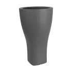 Round Colored Garden Pot in Polyethylene Made in Italy - Tremont Viadurini