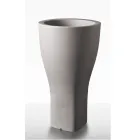 Round Colored Garden Pot in Polyethylene Made in Italy - Tremont Viadurini