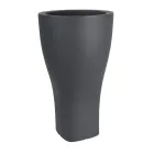 Round Colored Garden Pot in Polyethylene Made in Italy - Tremont Viadurini