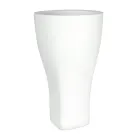 Round Colored Garden Pot in Polyethylene Made in Italy - Tremont Viadurini