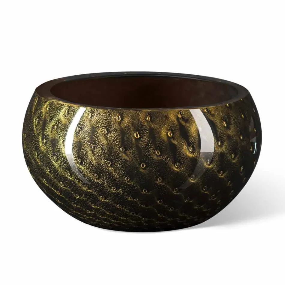 Round Indoor Vase in Colored Murano Glass Made in Italy - Asper Viadurini