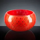 Round Indoor Vase in Colored Murano Glass Made in Italy - Asper Viadurini