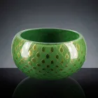 Round Indoor Vase in Colored Murano Glass Made in Italy - Asper Viadurini
