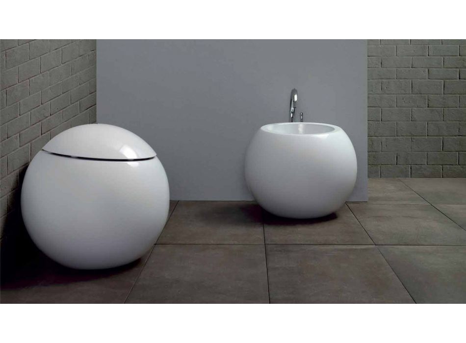 Vase Design WC Jar Made in Italy in Ceramic Fanna Viadurini