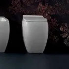White ceramic WC vase with modern design Gais, made in Italy Viadurini