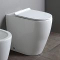 Rimless Toilet with Soft-Close Thermoset Ceramic Seat - Oleander