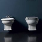 Modern wall hung WC in white ceramic Style 54x36 made in Italy Viadurini