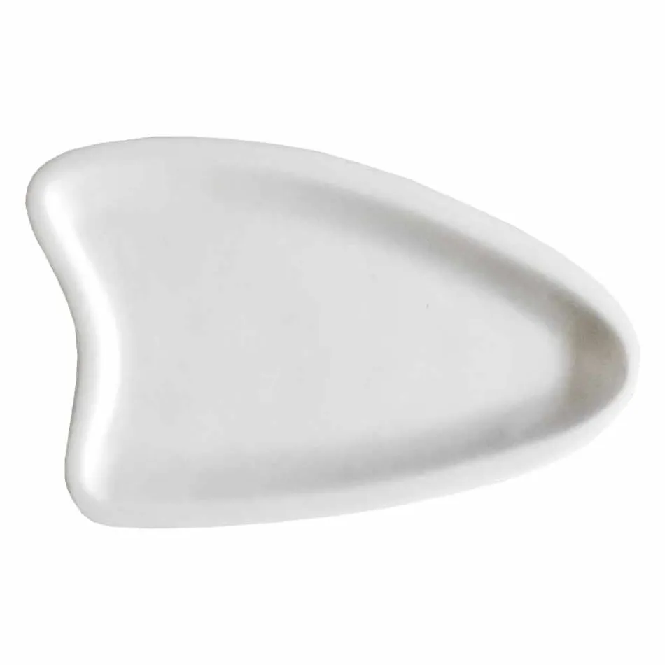 Handcrafted Kitchen Tray in White Carrara Marble Made in Italy - Portos Viadurini