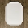 Rectangular Kitchen Tray in White Corian Quality Made in Italy - Ivanova