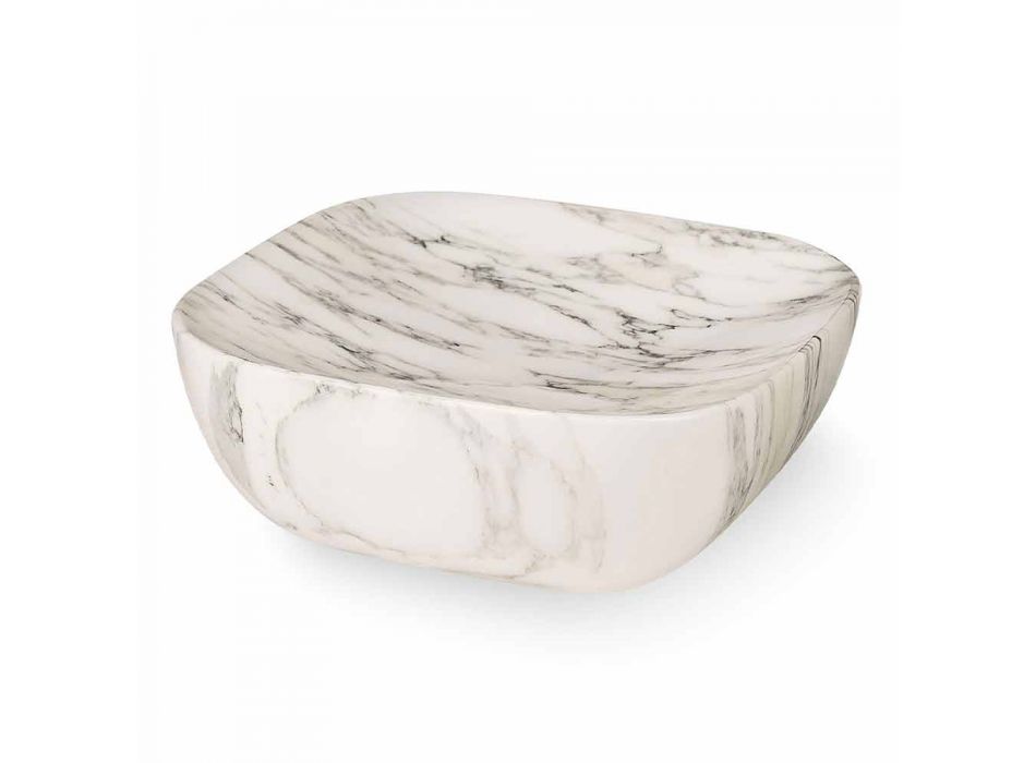Design Tray in Arabescato White Carrara Marble Made in Italy - Rock Viadurini