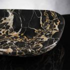 Elegant Tray in Portoro Marble Made in Italy - Ethereal Viadurini
