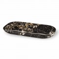Elegant Tray in Portoro Marble Made in Italy - Ethereal