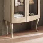Showcase Complete with Two Doors and Three Glass Shelves Made in Italy - Candy Viadurini