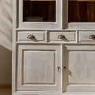 Solid Teak Display Cabinet with 4 Doors and 3 Drawers - Aikido Viadurini