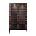 Grilli Zarafa design solid wood cabinet with 2 doors made in Italy