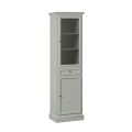 Display cabinet with 1 glass door, 1 drawer and 1 wooden door Made in Italy - Camene