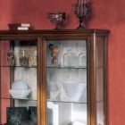 Bassano Francia wooden display cabinet with 2 drawers and 2 doors Made in Italy - Dilga Viadurini