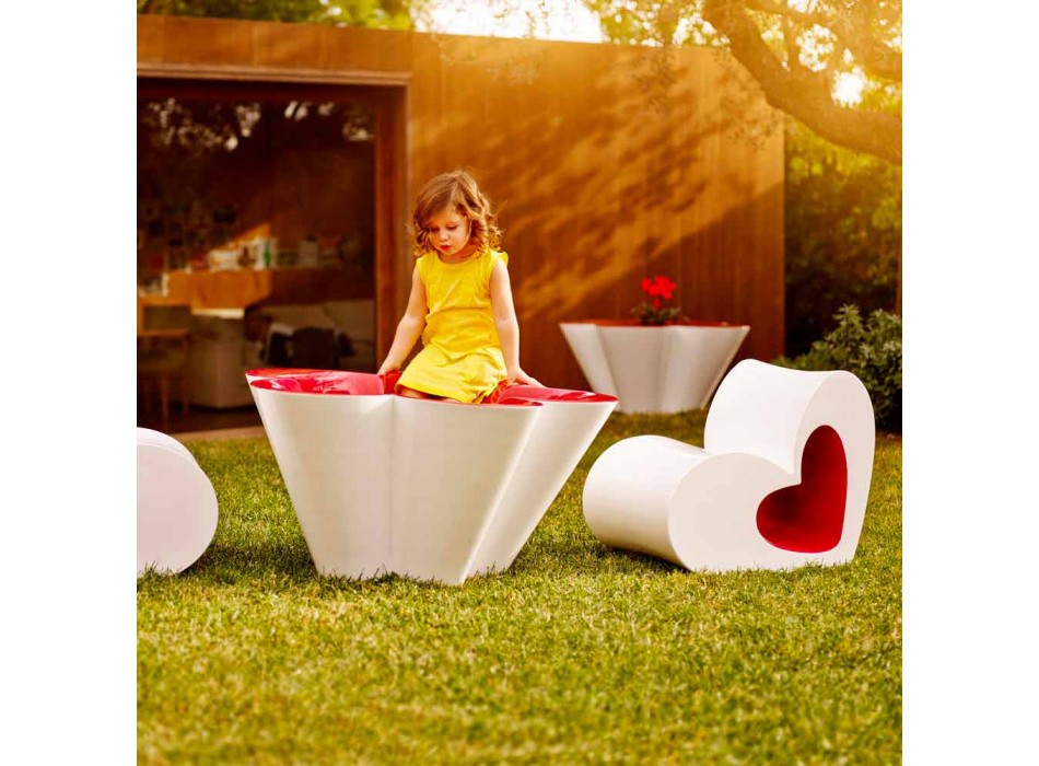 Vondom Agatha planter of modern outdoor colored polyethylene design Viadurini